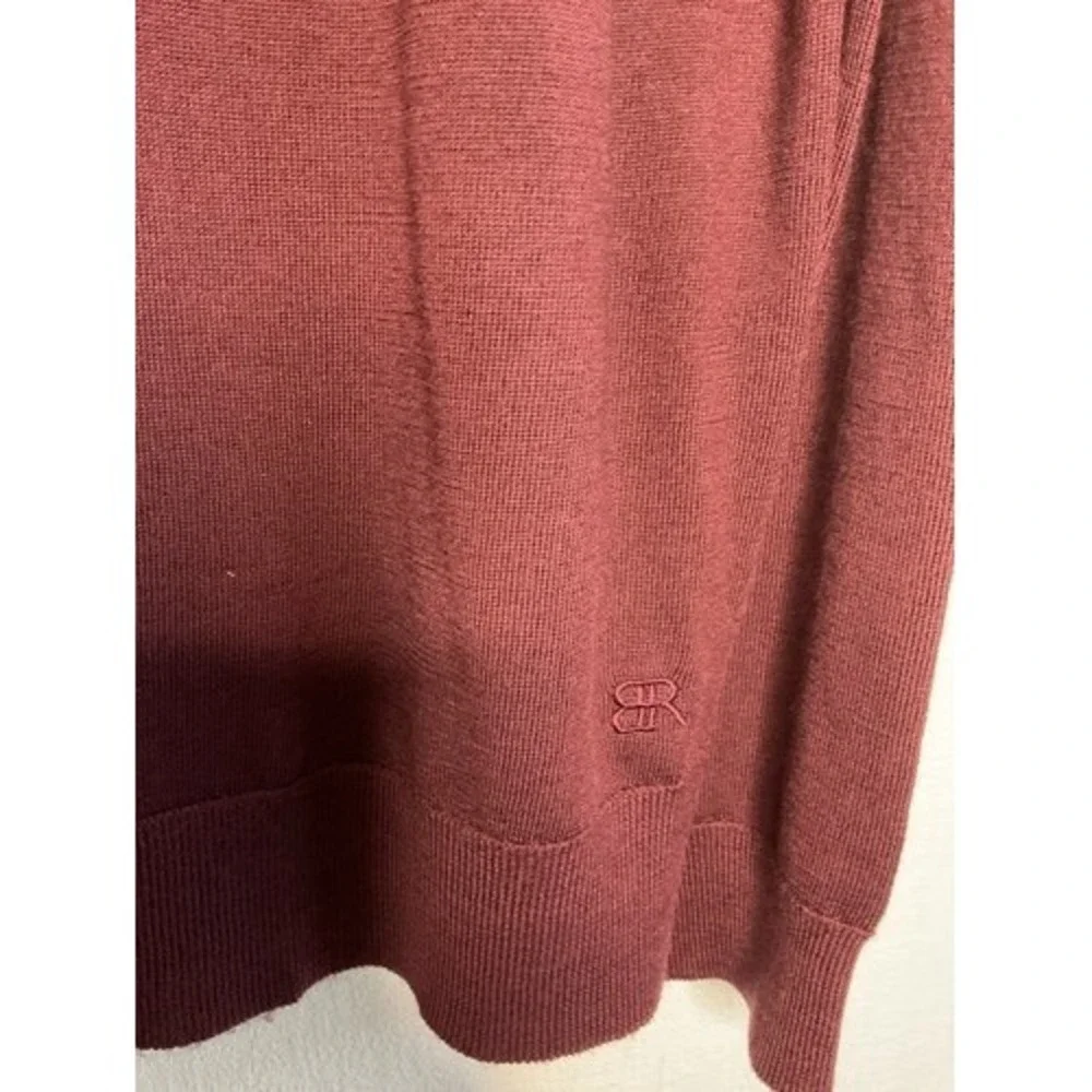 NWOT Banana Republic‎ Maroon CrewNeck Sweater Men XL China Merino Wool
